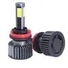 Four-sided Chips Car LED Headlight GT4 H1 H7 Super Bright High Low Beam Bulbs 10000LM Car Modification Auto Lamp