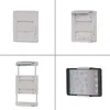 TFY Tablets and Smartphones Holder Wall Mount for Fits on Kitchen Bathroom Bedroom Reading Room and more White4583809