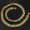 Hip Hop Sieraden Lange Dikke Cubaanse Link Chain Gouden Kettingen Met Dikke Gouden Kleur Rvs Halskettingen Voor Mannen Jewelry249K