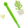 Lytwtw's papeterie mignon Cactus Succulent stylo Gel stylo école bureau Kawaii fournitures poignées cadeau créatif GB23