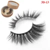 3D Mink Eyelashes Eye Makeup Mink Fake Lashes Soft Natural Thick Eyelashes Eye Lash With Round Box Package Extension Beauty Tools GGA2468