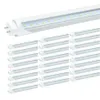 FEDEX SHIP LED T8 Tube 2ft 3ft 4FT 22W 25W 36W blanc froid nature blanc chaud blanc Double rangée de tubes LED