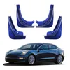 Mud 4Pcs / Set Car abas da frente pára-lama traseiro do respingo Guarda-lamas do carro Fender Mudflaps Para Tesla Model 3 2016 ~ 2019