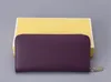 Famous Genuine leather Zipper Long Wallet High quality Famous big designers Clutch Women Handbag Shoulder Messenger bag Coin Purse3317