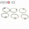 Grade 23 Titanium BCR Captive Bead Ring16G 8mm 10mm 12mm Ball Closure Lip Nose Ear Tragus Septum G23 Body Piercing Jewelry T200507