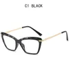 Wholesale- For Women Transparent Cat Eye Sexy Frame Trending Style Brand Optical Computer Glasses