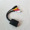Computer naar tv-converter kabel VGA naar AV S-Type Terminal Adapter Draad 1 tot 4 Spltter Cord 11 cm