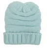 Parents enfants tricoté chapeaux bébé mamans hiver tricoté chapeaux chaud à la mode bonnets Crochet casquettes en plein air Slouchy bonnets YD0419