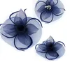 Mode handgemachte Dame Frauen Fascinator Bogen Haarspange Kopfbedeckung Spitze Feder Mini Hut Hochzeit Party Zubehör Rennen GB1091