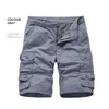 Mens Cargo Shorts 2020 Brand New Army Shorts Verão Homens de Algodão Solto Trabalho Casual Masculino Multi Bolso Calças curtas