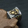 High Quality Stainless Steel Officers United States Marine Corps Ring Jewel Retro Silver Gold USMC Military Rings Anchor Men's Jewellery