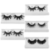 New messy natural long 25mm lashes mink eyelashes thick fake 3d mink lashes winged false eyelashes makeup maquillaje faux cils