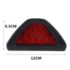 Luz de freno roja de 12 LED, iluminación de seguridad de parada trasera, lámpara de advertencia automática Universal para motocicleta, ATV, SUV y coche de 12V