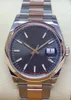 Original box certificate Mens watches 36mm 126201 Steel Rose Gold Rhodium Dial Asia 2813 movement274F