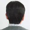 男性の周りのPUとFine Fine Mono Toupee Hairpieceの取り替えToupee