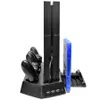 Yoteen pour PS4 Pro Support vertical mince Ventilateur de refroidissement Contrôleur de charge Dock Station 3 Port HUB supplémentaire pour Playstation 4