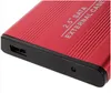2.5 인치 HDD 외장 케이스 USB 2.0 SATA 외장 모바일 하드 SSD 솔리드 하드 디스크 스토리지 알루미늄 합금 및 실외 HDD 상자 인클로저