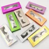 3D Faux Mink Eyelashes With Paper Box Natural Long Thick Cross Eye Lash Dramatic False Eyelash OEM/custom/private Logo Can GGA3044-2