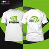 Intel Nvidia Erkekler T Gömlek Geforce Gtx Oyun Erkekler T-shirt Camisetas Bilgisayar Çevre Birimleri Moda Yenilik Y19060601