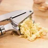 Kruszarka do czosnku ze stali nierdzewnej Ginger Tool Kitchen Hand Ruch Mincer Czosnek Obierak Ginger Crusher 100szt SN2382