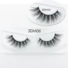 Chegada nova alta Quanlity 100% artesanal 1 par 15MM 3D real Mink Lashes Multilayer macio e espesso pestanas falsas 3DM19