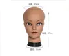 Fashion Jewelry Packaging Afro Bald Wig Block Head Mannequin African Black Skin Color Female Bareheaded Fake Hat Male Stand Xiaitextiles Cltoth Hat D072