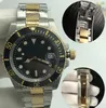 Montre de luxe pour hommes 40 mm Cadran noir Master Montres mécaniques automatiques Verre saphir Bracelet pliant classique Super lumineux Montre-bracelet résistante à l'eau Acier 316L