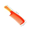 Wide-tooth Shower Comb Handle Plastic Wet Haircut Hairdressing Hairstyle Tool Soft Plastic Comb Hairdressing Massage Comb