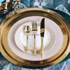 gold plated tableware