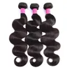 Indian 100 Virgin Human Hair Extensions 3 Bundle Fave Body Fave Naturalny kolor włosów Wefts Remy Human Hair Produkty 8553302