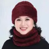 Inverno Balaclava homem das Mulheres Stripes malha Hat Caps Máscara Gorras mais quentes Chapéus de Inverno Para Skullies lã quente Gorros Cap Lenços set