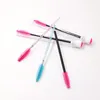 Disposable Eyelash Brush Tube Extender Makeup Eyebrow Brushes Separate Design Charming Diamond Bottom Mascara Stick Applicator