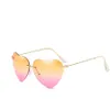 New 5 1Pcs Lot Creative Personality Retro Colorful Kaleidoscope HeartShaped Sunglasee Carnival Men And Women Cool Mosaic Glass Pa2454873