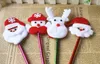 Luminous fluffy gift Santa Claus pen lovely pen Christmas gift