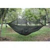 Pessoa dupla viagem ao ar livre barraca de acampamento pendurado hammock cama mosquito