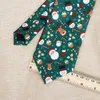 Nieuwe Collectie Kerst Tie Herenmode Casual Sneeuwvlok Print Polyester Neck Ties voor Man Flare Party