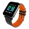 A6 montre intelligente avec moniteur de fréquence cardiaque Sport Fitness Tracker rappel d'appel de pression artérielle Smartwatch pour Android IOS Bracelet intelligent