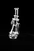 Glass hookah carta or peak two kind recycler transparent electric base drill tower smoking accessories, factory direct price concessions