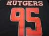 CUSTOM homens, juventude, mulheres, criança, Rutgers Scarlet Cavaleiro personalizado ALGUM NOME E NÚMERO DE QUALQUER TAMANHO jersey costurado Top Quality Colégio