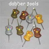 100pcs guanti di Thanos Wax Dabber strumenti cera dab strumento per olio cera dabber strumenti dab oil tools silicone dab rig bong in vetro