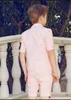 Populaire One Button Notch Revers Kid Complete Designer Knappe Jongen Bruiloft Pak Jongens Kledij Op maat gemaakt (Jas + Pants + Tie) A42