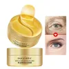 30pairs Gold Collagen Eye Mask do pielęgnacji skóry Ciemnie Dirciny Usuń zmarszczki Oczy Torba Maski Wybielanie Nawilżania Sleep Maskk