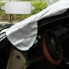 meilleur prix 150 X 70 cm Auto Pare-Brise Hiver Neige Bâches De Voiture Magnétique Étanche Voiture Poussière Neige Glace Gel Pare-Soleil Protecteur Couvre