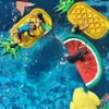 180 cm gonfiabile gigantesco piscina Giantloat materasso giocattoli semi circolari di anguria con zattera gonfiabile flottante letto per adulti nuoto booy1680179