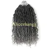 14quot River Goddess Faux Locs Crochet Tresses Extension de cheveux de tressage synthétique avec extrémités de cheveux bouclés 5176722