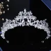 Charmig Princess Champagne Silver Pärlor Kristaller Bridal Tiaras Crowns Bridal Headpieces Brudtillbehör Bröllop Tiaras / Kronor T303591