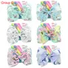 Fiocchi per capelli da 8 pollici Fiori Unicorn Design Girl Clippers Girls Hair Clips Accessorio per capelli di Natale