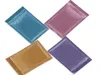 8 farbige metallische Mylar-Siegelbeutel mit flachem Boden, kleine Plastiktüten aus Aluminiumfolie. Fabrikgroßhandel