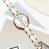 Nibosi Watch Women Wather Wather Ladies Creative Women's Ceramic Hotes Temply Clock Relogio Feminino Montre Femme224U