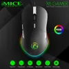 IMICE X6 High configuration USB Wired Gaming Mouse Computer Gamer 6400 DPI Optical Mice for Laptop PC Game Rechargeable Mouse